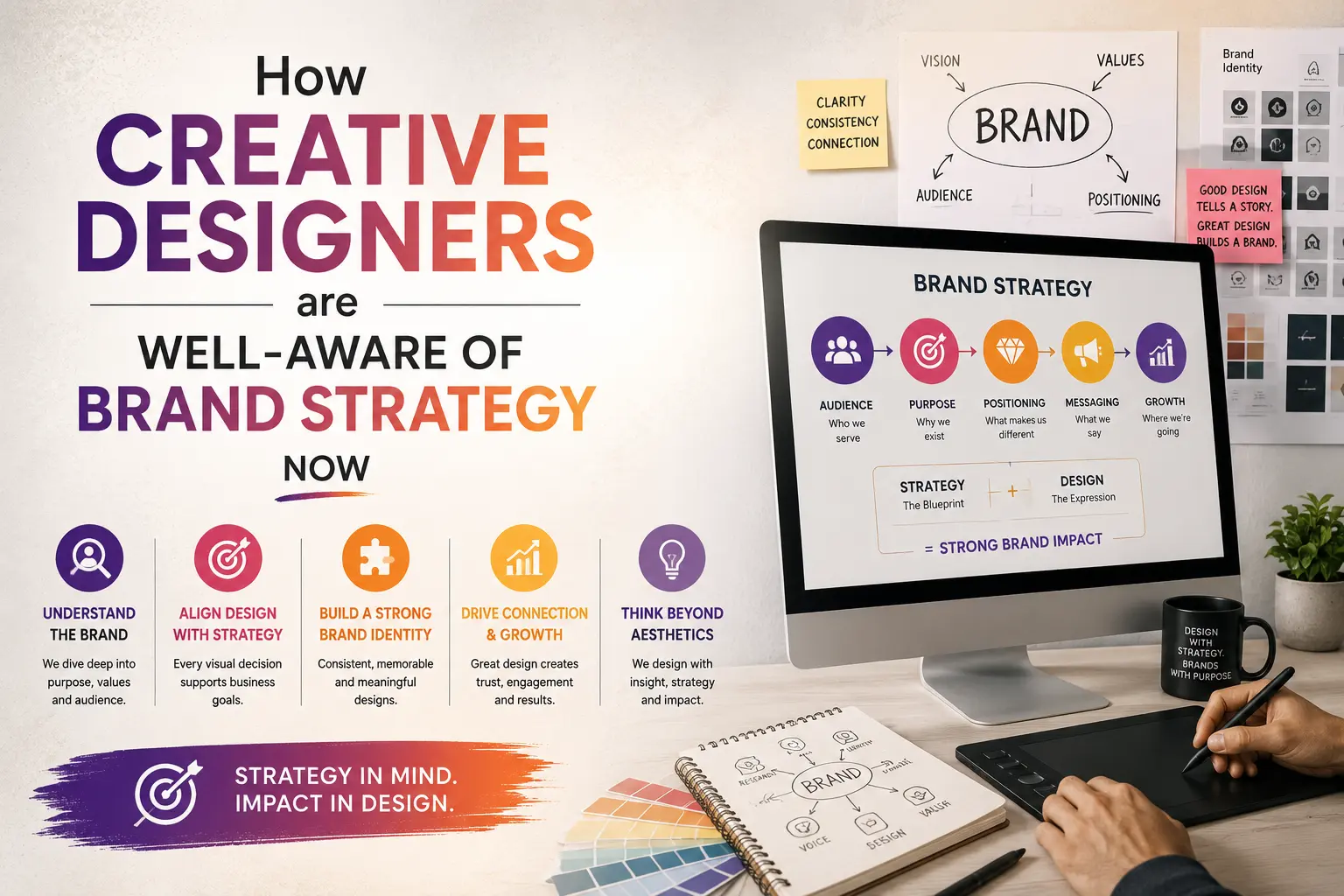 How creative designers are well-aware of brand strategy